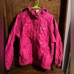 Kids' Vibrant Pink Raincoat by Lands' End